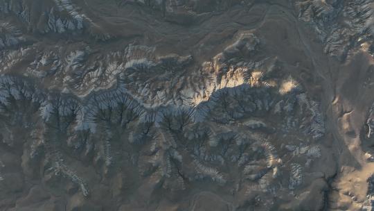 西藏阿里地区扎达土林航拍空镜