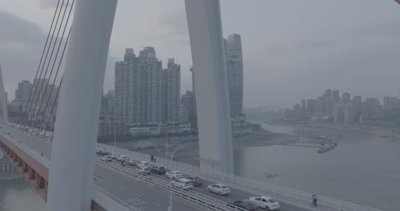 重庆穿桥航拍—Dlog素材