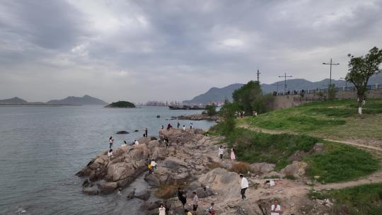 连云港在海一方公园航拍
