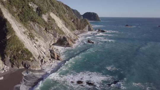 4K 无人机航拍 无调色生图 海滩高清在线视频素材下载