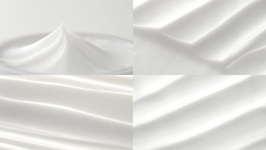 面霜质地乳液化妆品护肤品膏体料体液体