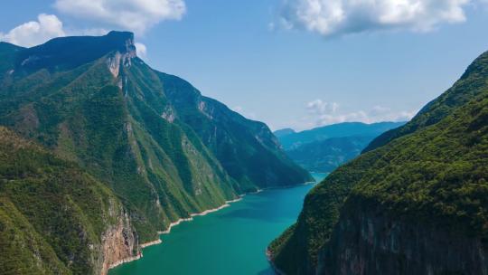 长江三峡瞿塘峡夔门雄伟祖国大好河山