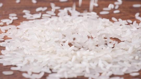 米生米大米稻米家常米素材视频素材模板下载