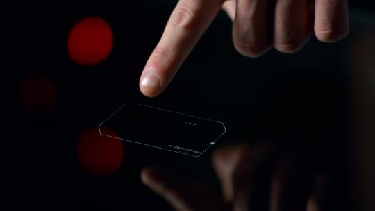 指纹健康扫描仪显示4K