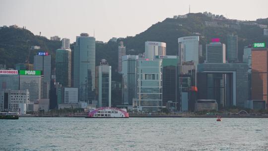 香港维多利亚港城市景观