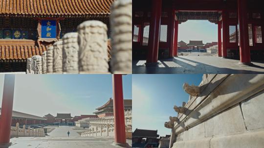 【合集】北京故宫建筑物拍摄镜头视频素材模板下载