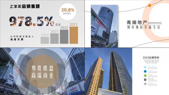 公司年度总结快闪AE模板