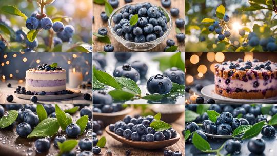 新鲜蓝莓水果有机水果【商用需购买企业授权高清在线视频素材下载