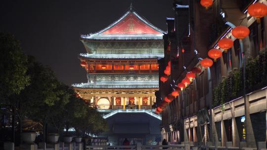 高清夜景城市风景视频素材