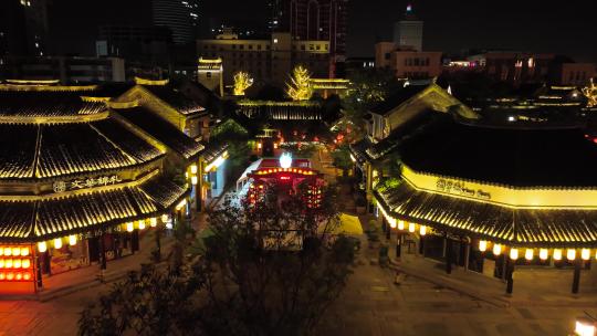 徐州回龙窝商业街区夜景