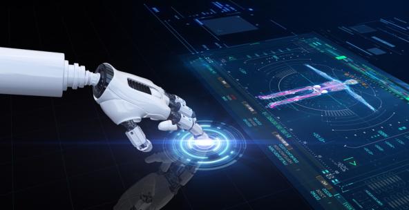 精品 · 未来科技机器手操控界面人工智能AE视频素材教程下载