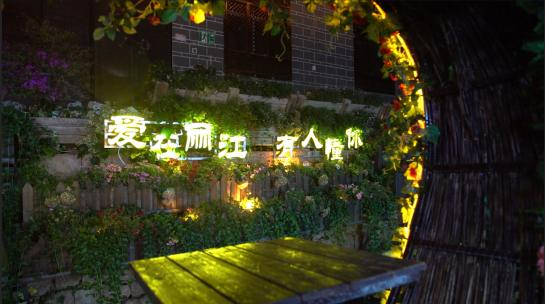 丽江古城夜景视频素材模板下载