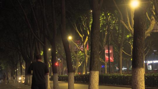 城市街头夜景合集视频素材模板下载