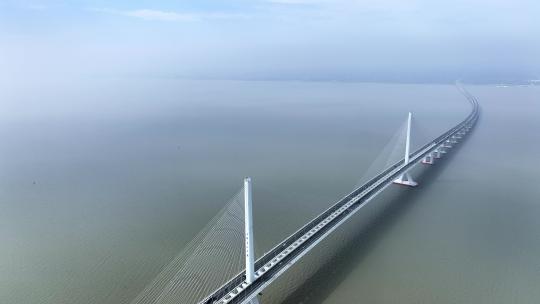 上海长江大桥 长兴岛 大桥 跨海大桥视频素材模板下载