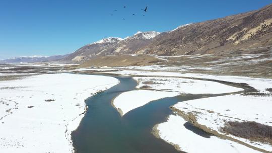 318川藏线 雪山 航拍