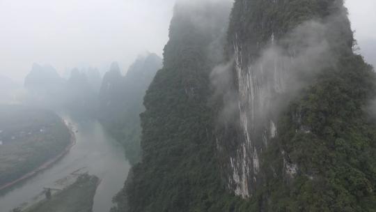 广西漓江  中国地貌 景点 旅游 广西视频素材模板下载