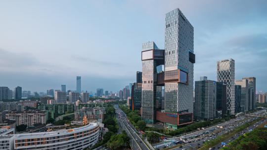 深圳南山腾讯大厦视频素材模板下载