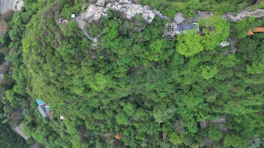 广西柳州马鞍山公园航拍视频素材模板下载