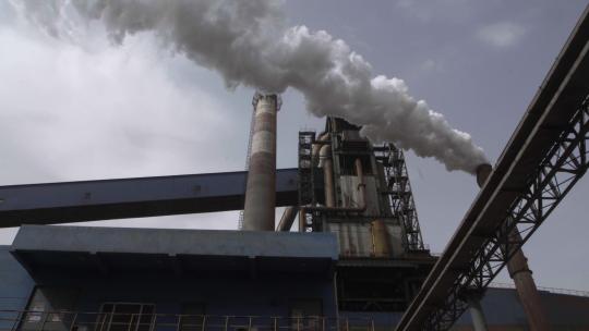 钢铁厂、工业生产、大气污染、能源视频素材模板下载