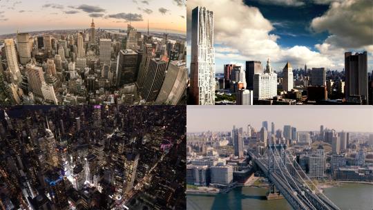 【合集】纽约航拍城市建筑
