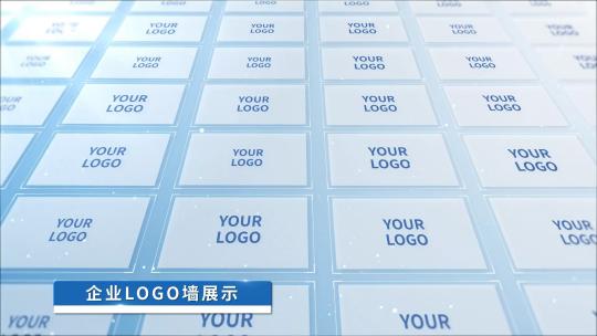 简洁品牌LOGO合作LOGO墙展示