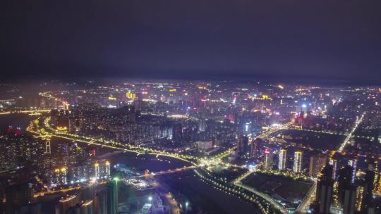 衡阳市愉景新城夜景延时2