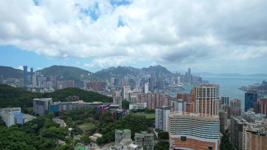 香港城市航拍素材