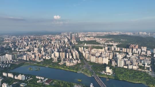 南宁城市空境航拍大景视频素材模板下载