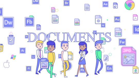 设计软件图标里走动