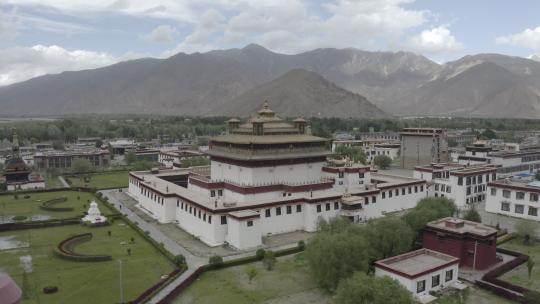 西藏桑耶寺建筑视频素材模板下载