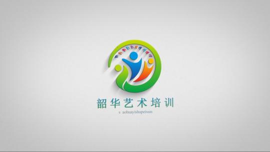 艺术培训机构标志演绎logo动画AE模板高清AE视频素材下载
