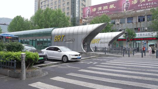 连云港BRT快速公交视频素材模板下载