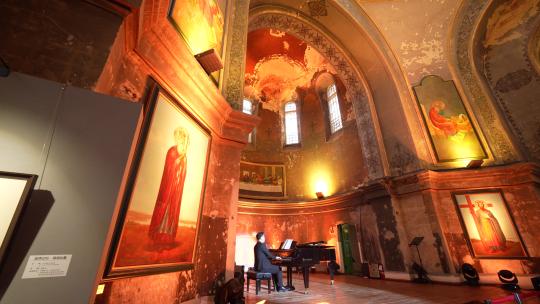 哈尔滨索菲亚大教堂现场演奏4K原始素材