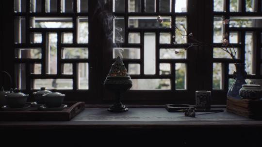 三维寺庙 三维古香古色 古建筑 古代的窗户视频素材模板下载