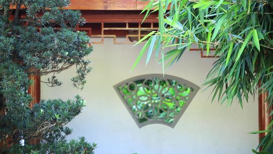 意境竹林竹影，中式古典园林