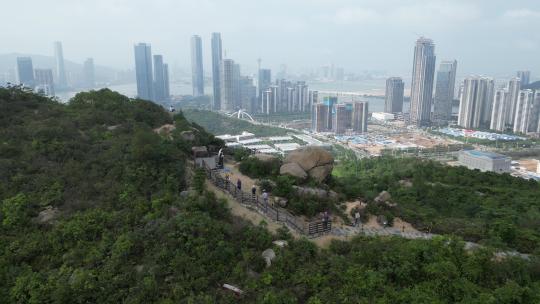 珠海小横琴山航拍风光