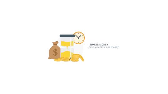 23-time-is-money时间就是金钱AE视频素材教程下载
