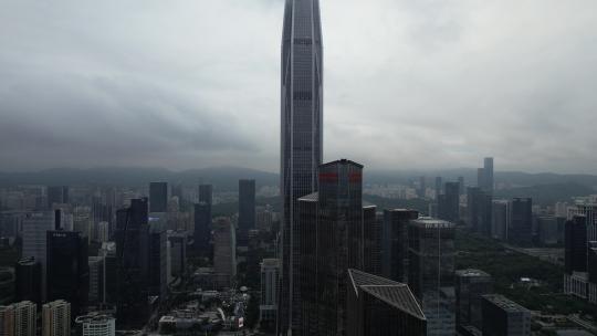 深圳市4K平安金融中心大厦航拍