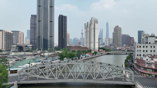 4K上海外滩城市航拍