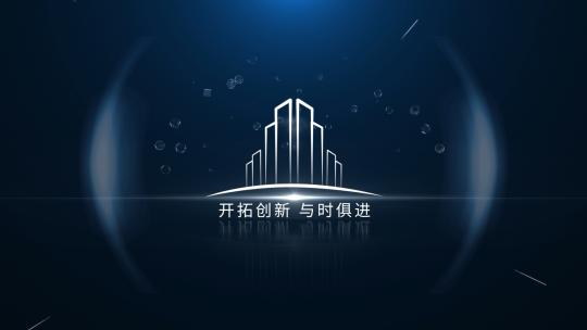 科技线条logo演绎