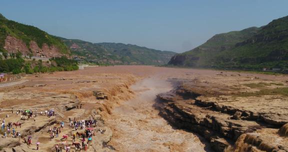 黄河壶口瀑布江河奔腾