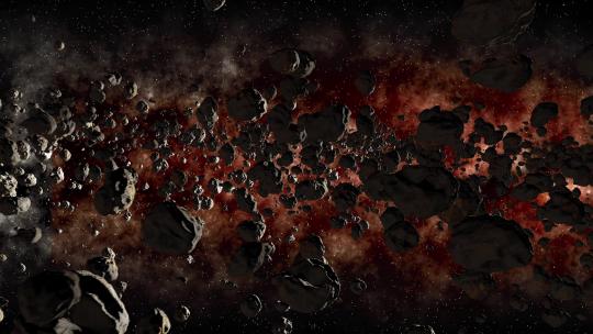 太空星云行星陨石银河星球动画 (34)视频素材模板下载
