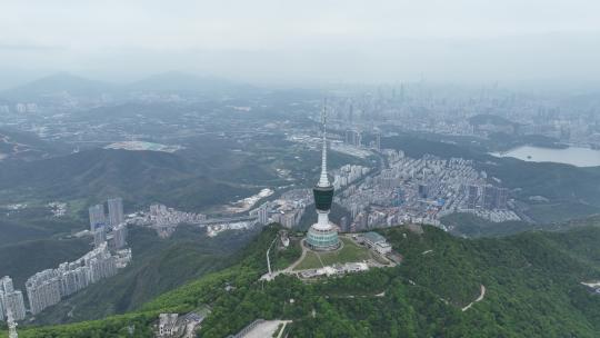 深圳标建筑宣传片 深圳梧桐山 电视塔