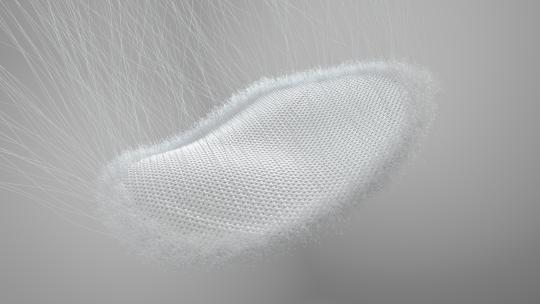 布料编织  白色纤维视频素材模板下载