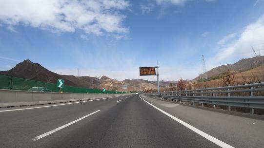 春季京北草原高速公路（第一视角）