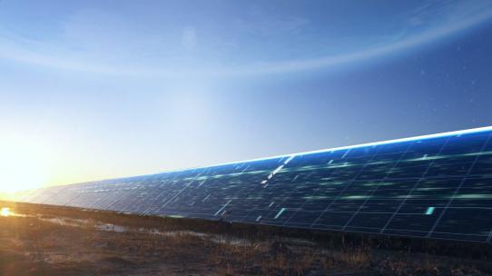 光伏版太阳能发电 绿色环保清洁能源 双碳视频素材模板下载