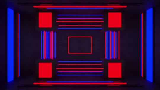 极品动感霓虹空间LED屏幕VJ循环DJ视频素材3视频素材模板下载