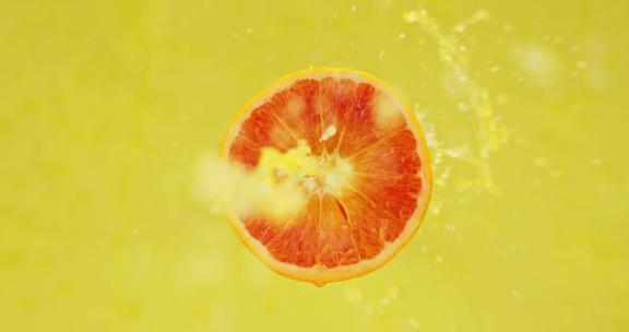 水果 柚子 饮料广告素材
