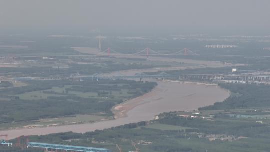 济南百里黄河风景区视频素材模板下载