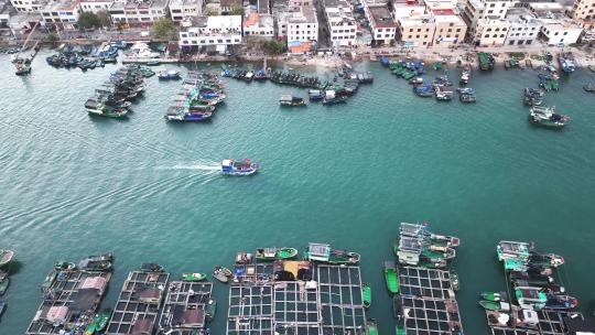 海南陵水疍家渔排视频素材模板下载